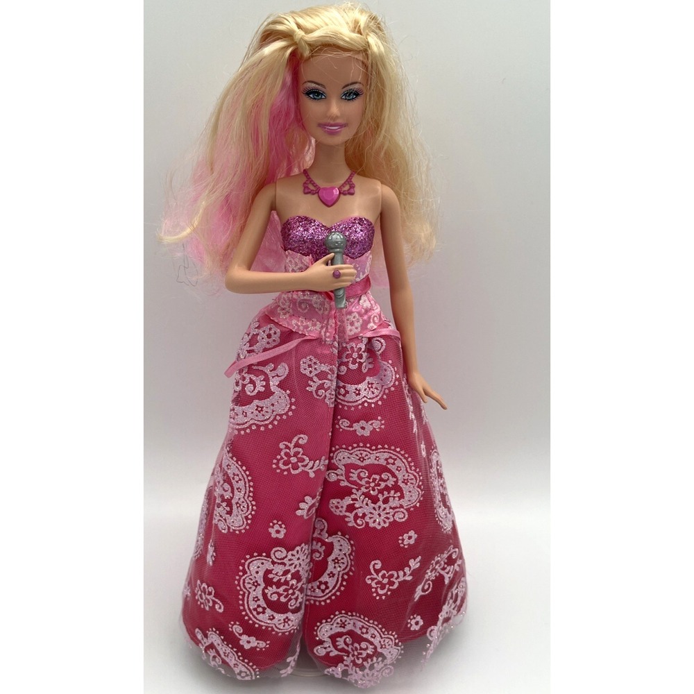 Barbie Princess and the Popstar Tori Singing Doll Blonde Hair WORKS Mattel